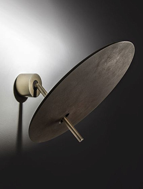 Luà Icone Накладное бра круглый черный i-c-0183