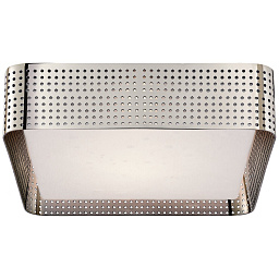 EU-KW4061 Visual Comfort Precision накладной потолочный светильник квадратной формы с перфорированным металлическим корпусом