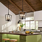 Abbotswell 19" 4 Light Pendant Black подвесной светильник 43498BK Kichler — фото 2