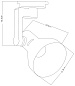 A5106PL-1WH Arte Lamp 1ph atre lamp lights светильник для однофазного шинопровода E27 1х60W — фото 3