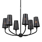 Adeena 26.75" 6 Light Chandelier Black люстра 52508BK Kichler — фото 6