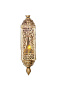 Handcrafted Brass And Colored Glass Wall Light бра FOS Lighting D4U-Antq-WL1