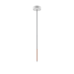 15826 5520 + R11L01 1000 Lodes A-Tube Nano подвесной светильник с тонким белым корпусом и светорассеивателем