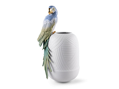 MACAW BIRD VASE Фарфоровая ваза Lladro PID596028