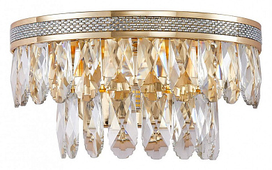 настенный светильник с золотыми хрустальными элементами