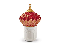 01040169 Lladro 1001 Lights декоративная свеча в фарфоровом подсвечнике куполообразной формы