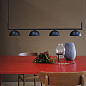 Stockholm long table pendant Dyberg Larsen подвесной светильник черный 9110