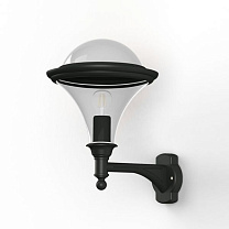 Dallas N° 3; Smoked polycarbonate E27 75W; Dark grey
