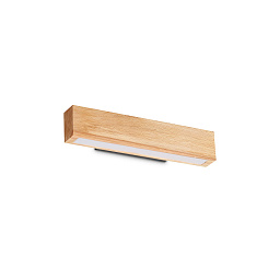284477 Ideal lux Craft настенный светильник из древесины с горизонтальным корпусом