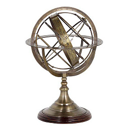 103790 Eichholtz Globe глобус декоративный из металла с антикварным эффектом