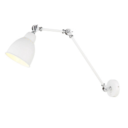 A2055AP-1WH Arte Lamp BRACCIO настенное бра с удлиненной штангой и абажуром в форме колокола