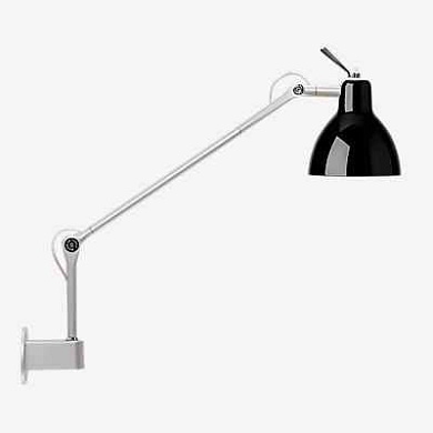 Rotaliana Luxy W1 AP настенный светильник с соединениями чёрный; серебро 1LXW100843ZR0