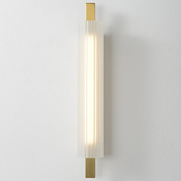 TUNNEL AP10 LED BRASS Crystal Lux TUNNEL настенный светильник с вытянутым плафоном в латунном корпусе