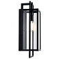 Goson 20" 1 Light Wall Light with Clear Glass Black уличный настенный светильник 59087BK Kichler — фото 5