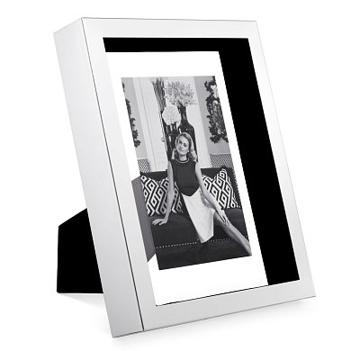 посеребрённая фоторамка