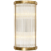 Allen Small Linear Sconce натуральная латунь и стеклянные стержни