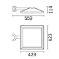 BL17 UFO iGuzzini U.F.O. - Pole-mounted system - Small body optical assembly - Neutral White - A45C optic