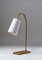 French Brass shown with 5 Willow Empire in Natural Linen with Cream Card lining