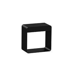 9346 Linea Light Group Dama настольная лампа с квадратным металлическим корпусом чёрного цвета