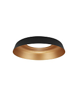 Sandy Black & Gold Steel Shade (2 pcs/box) D:49.2 H:9.1 cm