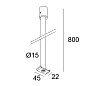 SLM - ROD SUSPENSION 0,8m W белый Delta Light IMP — фото 1