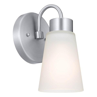 Erma 4.25" 1 Light Wall Sconce Brushed Nickel настенный светильник 52445NI Kichler