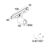 23420 9205 B Delta Light  M20/M26H - светильник Spy 39 Wallwash для трекового освещения — фото 1
