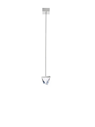 Tripla F41 Polished aluminium Pendant light Fabbian Tripla Подвесной светильник