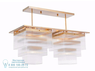 Monaco Люстра из латуни и стекла Patinas Lighting PID486790