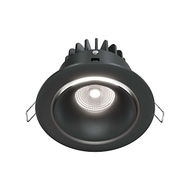 Yin Maytoni встраиваемый светильник DL031-L12W4K-B черный