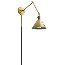 Ellerbeck 1 Light Wall Sconce Natural Brass настенный светильник 43115NBR Kichler
