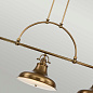 Линейная люстра Emery Quoizel QZ-EMERY3P-WS состаренная латунь — фото 4