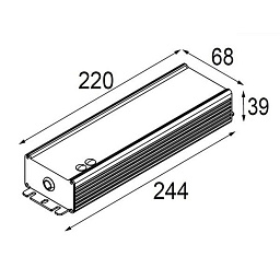 12408930 Modular Track 48V светодиодный драйвер 48 В 240 Вт