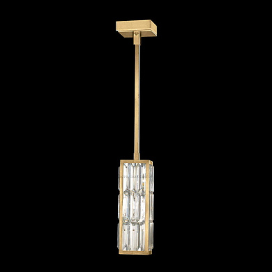 811540-2 Crystal Enchantment 5" Square Drop Light светильник, Fine Art Lamps
