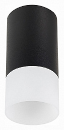 ST100.412.01 ST-Luce St100 потолочный накладной светильник чёрный с белой вставкой
