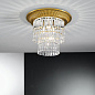 Kolarz MILORD CRYSTAL 0346.14S.15 потолочный светильник французское золото ø40cm высота 36cm 1+3 лампы e27+e14 — фото 1