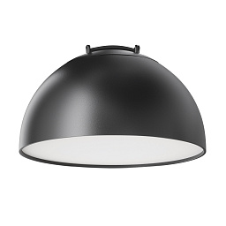 TR126B-20W4K-B Maytoni Bowl подвесной светильник в форме купола с черным корпусом и матовым внутренним покрытием