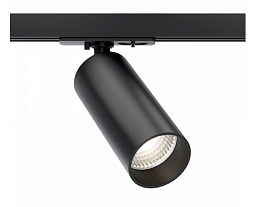 TR021-1-12B3K-W-D-B Maytoni Focus трековый прожектор черного цвета с углубленной линзой для однофазного трека Unity