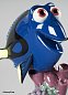 Фарфоровая статуэтка рыбки из «В поисках Немо» Dory Lladro 01009349 — фото 2