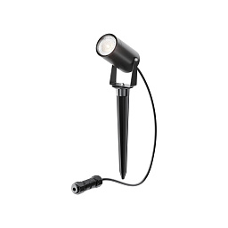 O025FL-01B Maytoni Scope ландшафтный светильник на штыревой опоре черного цвета