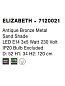 7120021 ELIZABETH Novaluce светильник LED E14 3x5W IP20