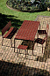 AB829-B485 Hay Balcony Балконный табурет, железный красный — фото 2