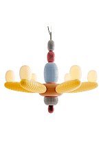 Люстра Soft Blown Lladro, жёлтая