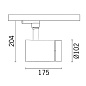 P209 Palco iGuzzini small body - Warm White dimmable electronics - flood optic