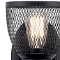Voclain 1 Light Wall Sconce with Mesh Shade Black настенный светильник 52274BK Kichler — фото 3