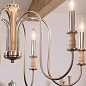 Karthe 6 Light Chandelier Beech and Brushed Nickel люстра 52470NI Kichler — фото 1