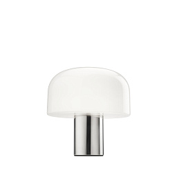 F1074064 Flos Bellhop настольная лампа с купольным плафоном и хромированной ножкой
