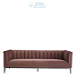 111386 Sofa Raffles roche faded rose velvet  Eichholtz