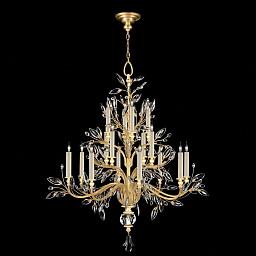 759440-3 Crystal Laurel 45" Chandelier люстра, Fine Art Lamps