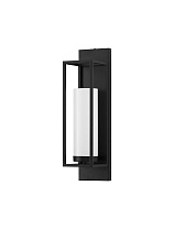 Opal Glass Black Metal LED E14 1x12 Watt 100-240 Volt IP20 Bulb Excluded L: 13 W: 14.7 H: 63 cm